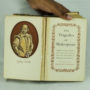 The Tragedies of Shakespeare – Illustrated Modern Library 1948 HC